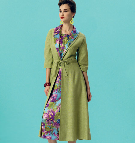 Vogue Vintage Dress and Coat V8875