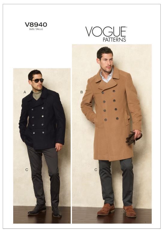 Vogue Men's Jacket & Trousers V8940 – The Fold Line