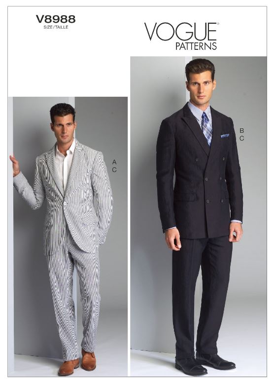 Vogue Men's Suit V8988