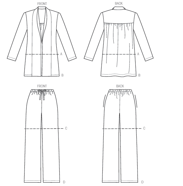 Vogue Jacket, Shorts and Trousers V9011