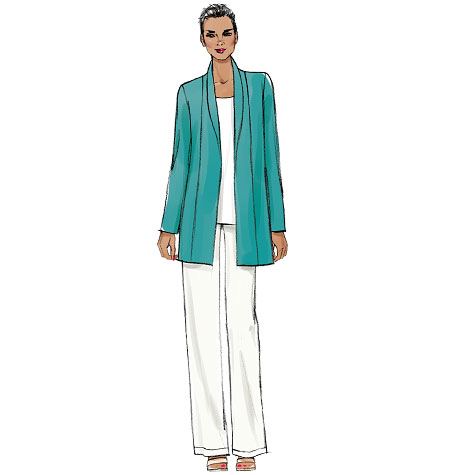 Vogue Jacket, Shorts and Trousers V9011