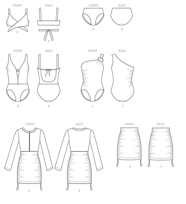 Vogue Swimwear and Cover-ups V9192