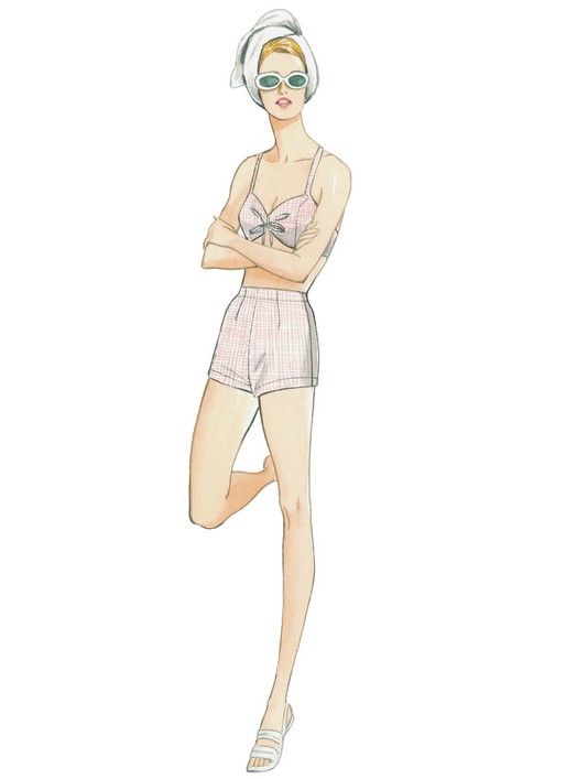 Vogue Vintage Beachwear V9255 – The Fold Line