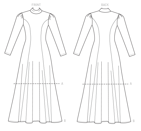 Vogue Knit Dress V9264