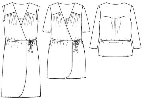 Halfmoon Atelier Vondel Wrap Top and Dress