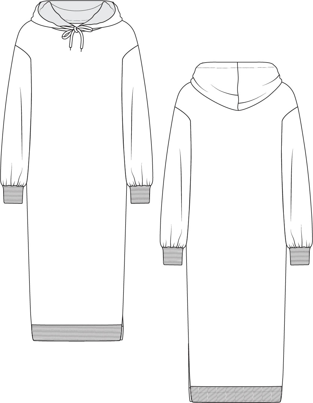 Bara Studio Vera Hoodie Dress