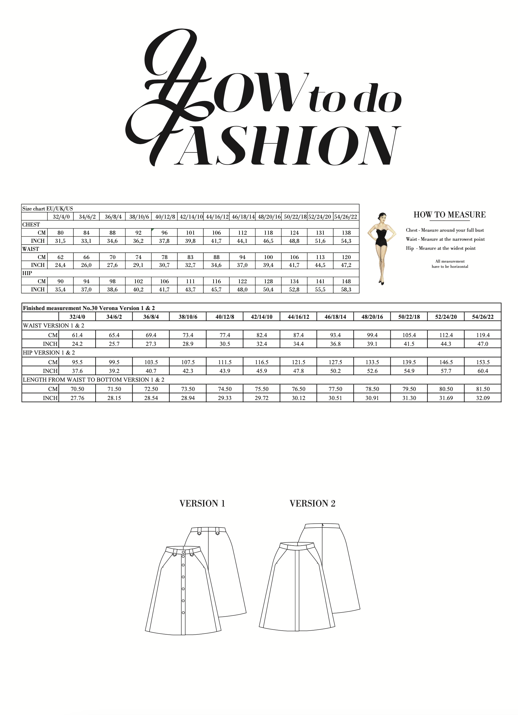 How to Do Fashion No. 30 Verona Skirt