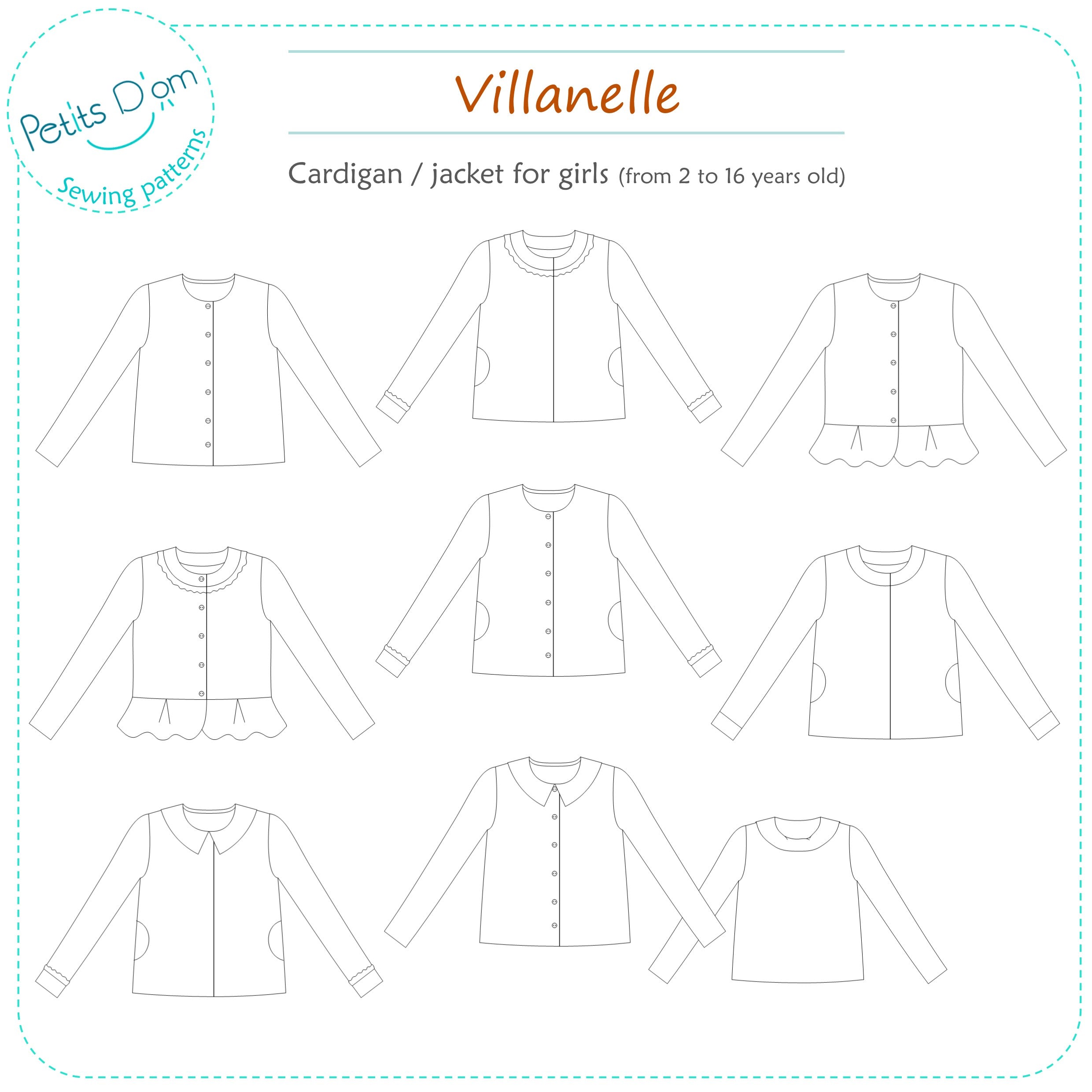 Petits D’om Child/Teen Villanelle Cardigan/Jacket