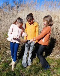 Buy the Child/Teen Villanelle Cardigan/Jacket sewing pattern from Petits D'om on The Fold Line.