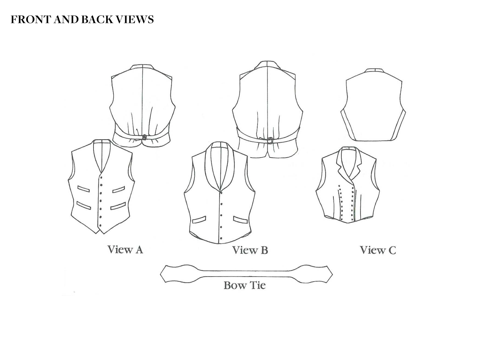 Folkwear 222 Unisex Vintage Vests