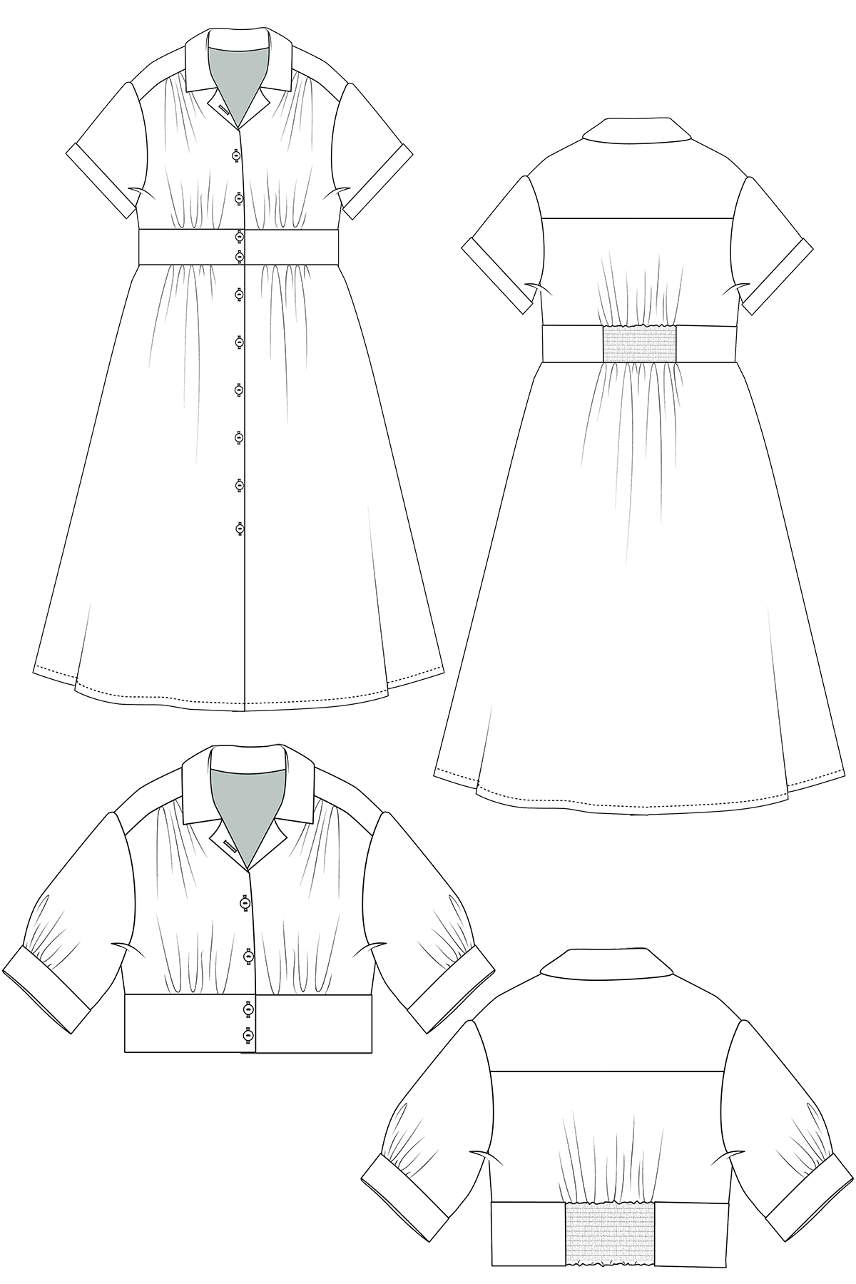 Sew Over It Viola Dress and Blouse