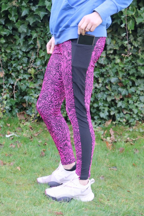 Bobbins and Buttons Violet Leggings