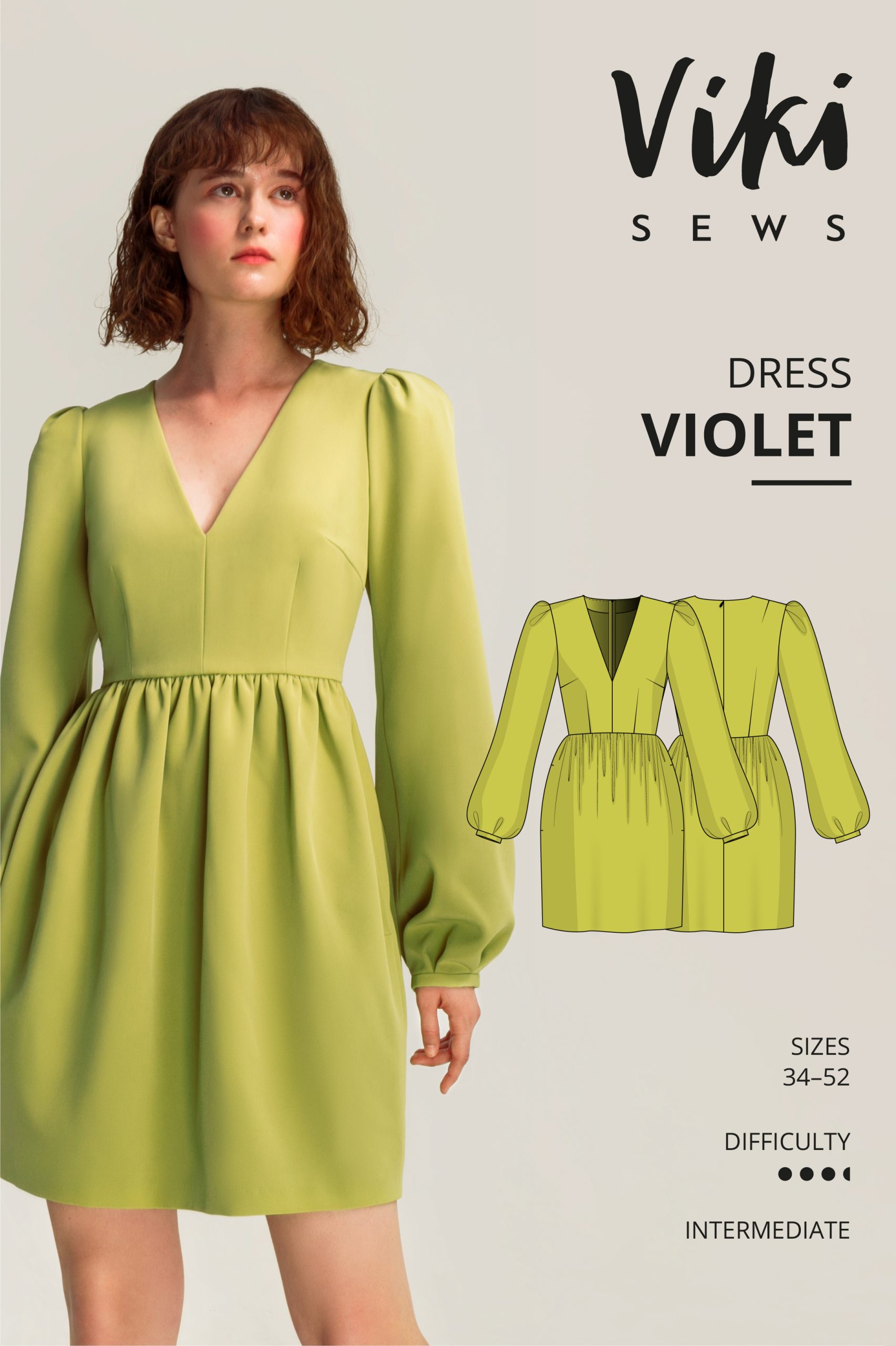 Vikisews Violet Dress PDF