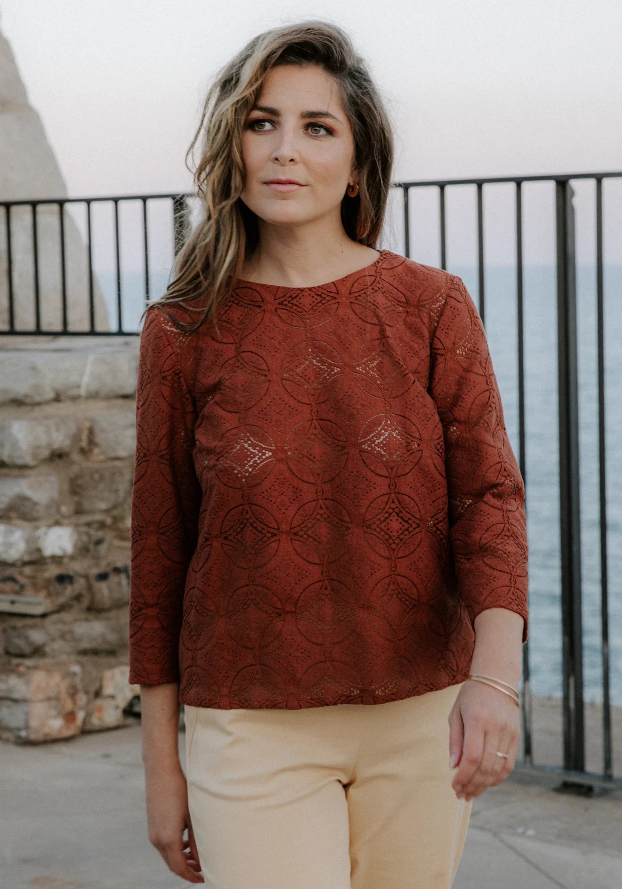 Maison Fauve Violette Blouse