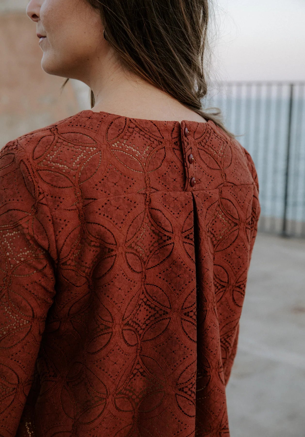 Maison Fauve Violette Blouse