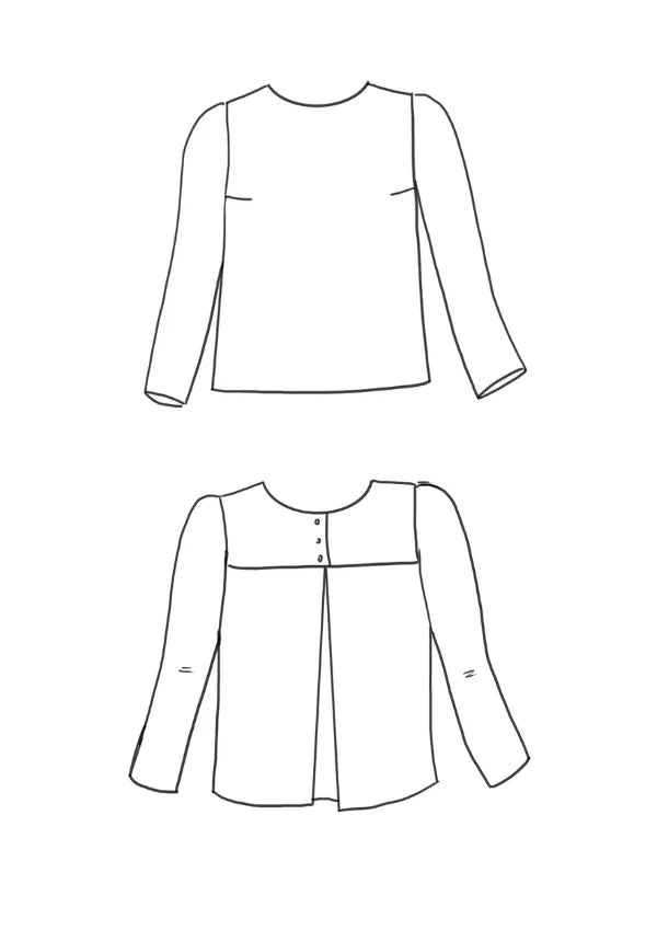 Maison Fauve Violette Blouse