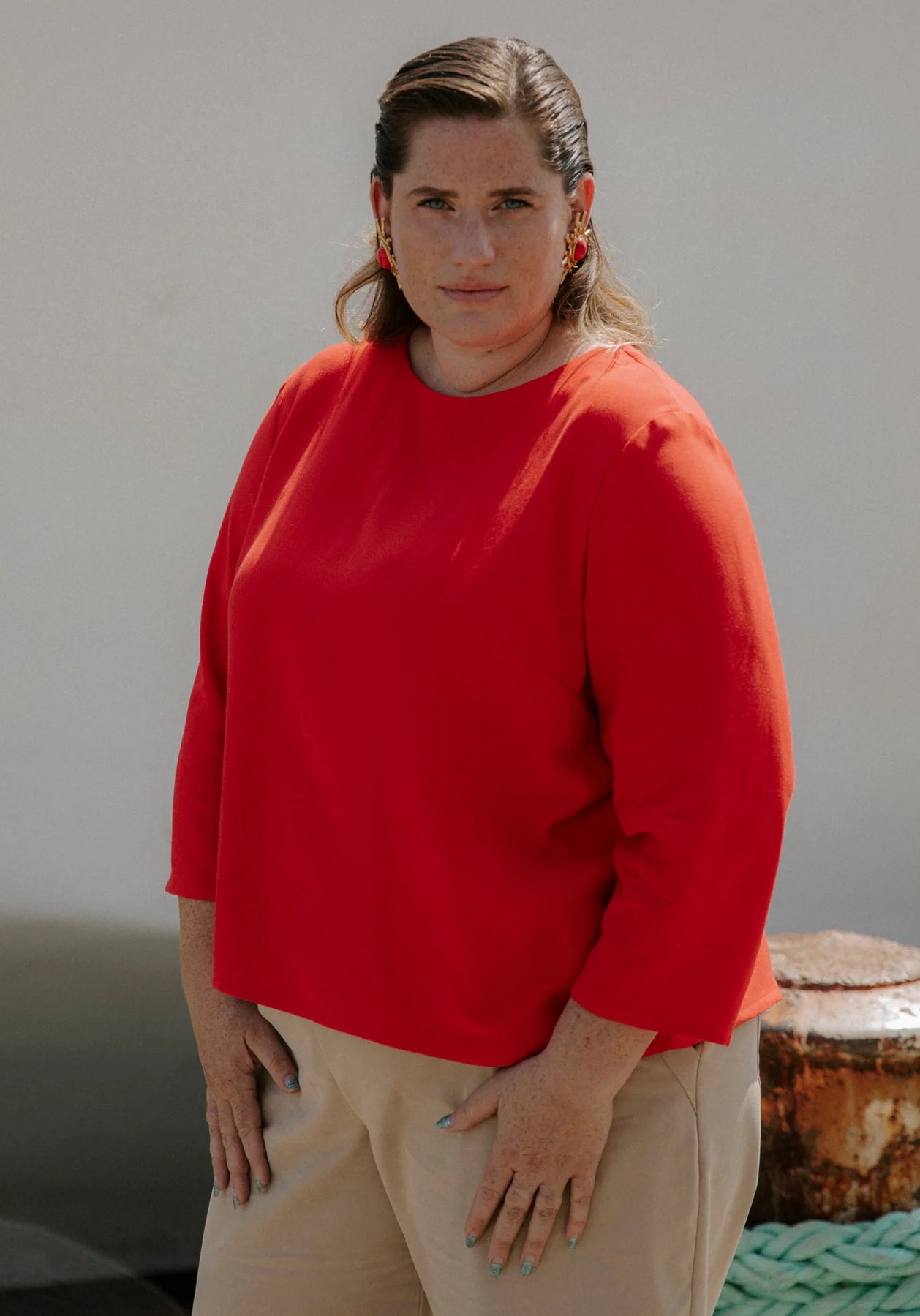 Maison Fauve Violette Blouse