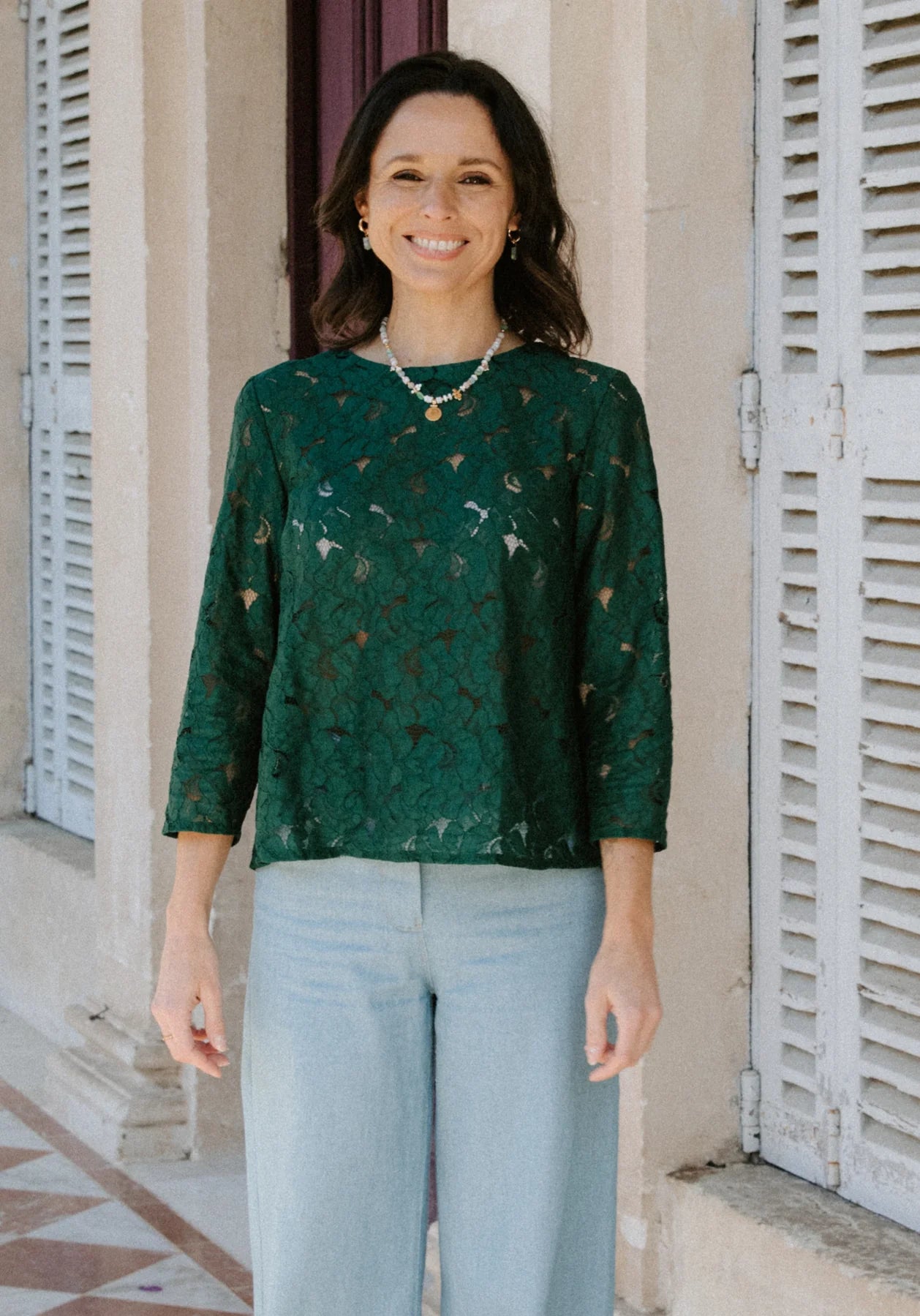 Maison Fauve Violette Blouse