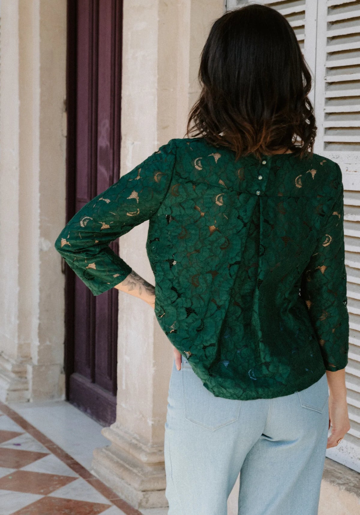 Maison Fauve Violette Blouse