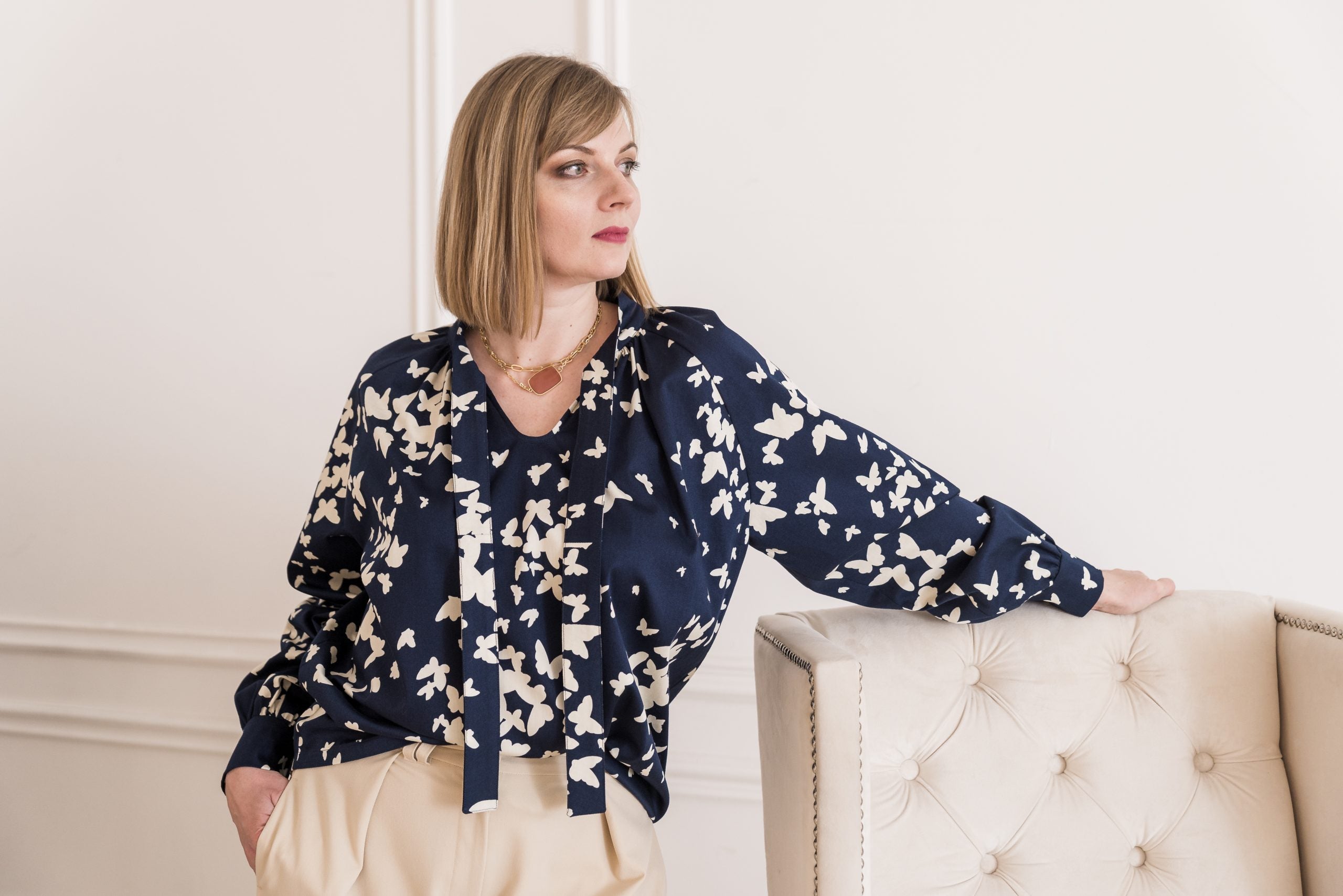 Lenaline Patterns Vlada Blouse PDF