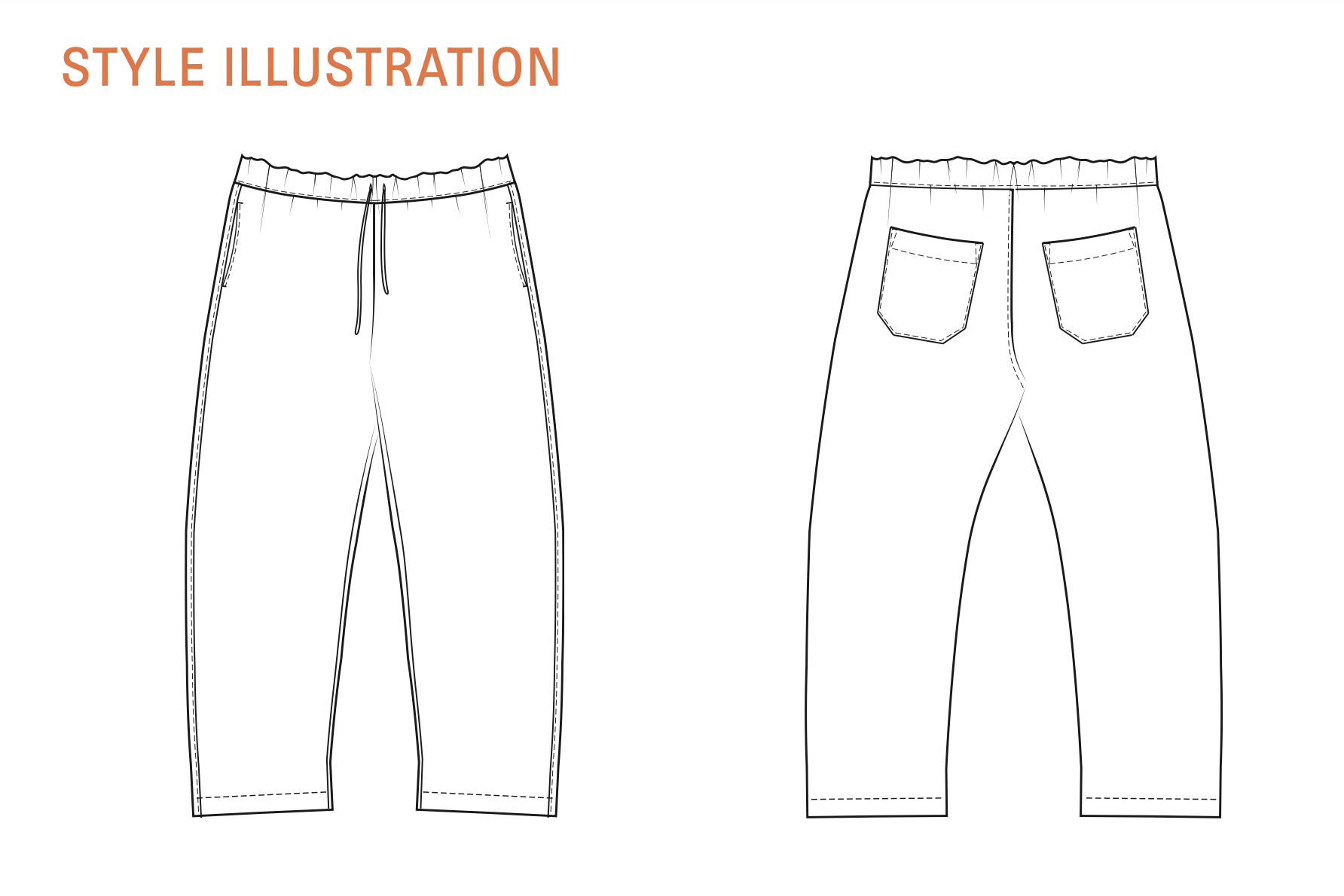 Wardrobe by Me Unisex Volumen Pants