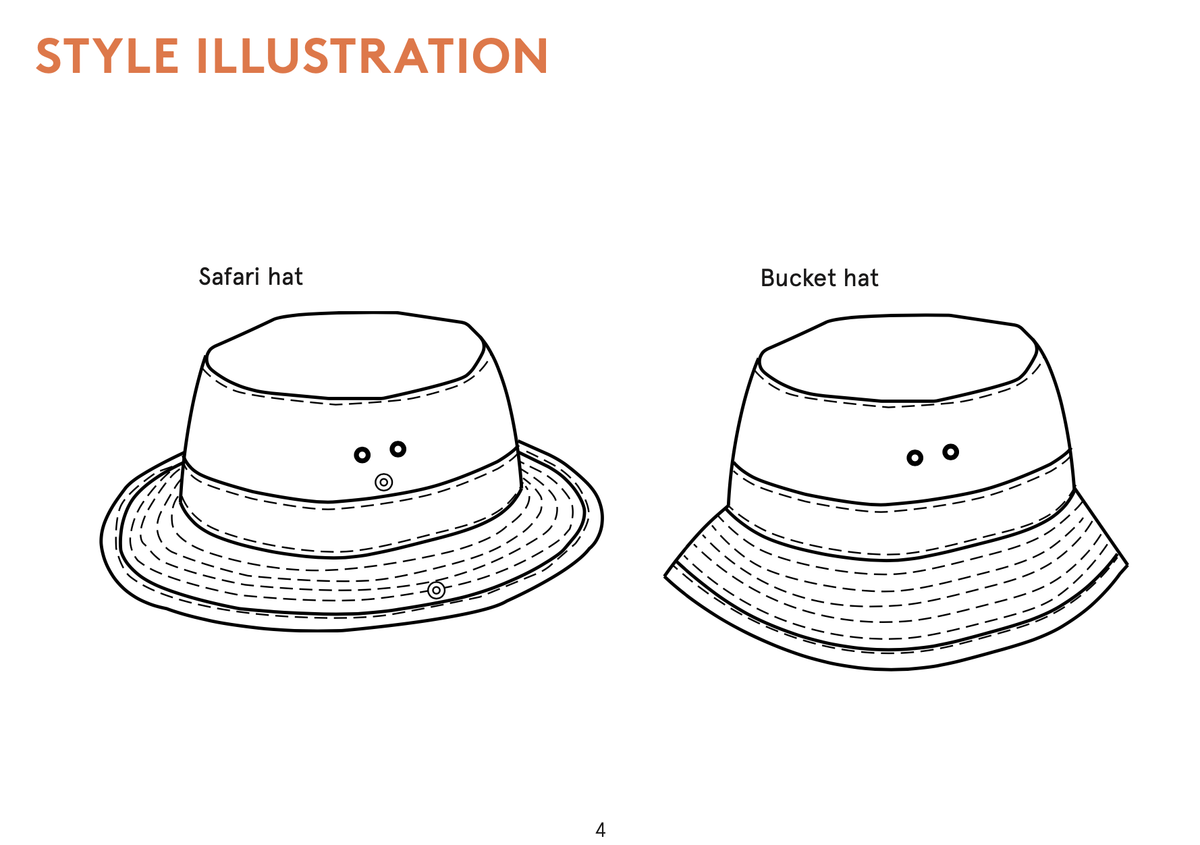 Wardrobe by Me Family Safari and Bucket Hats – The Fold Line