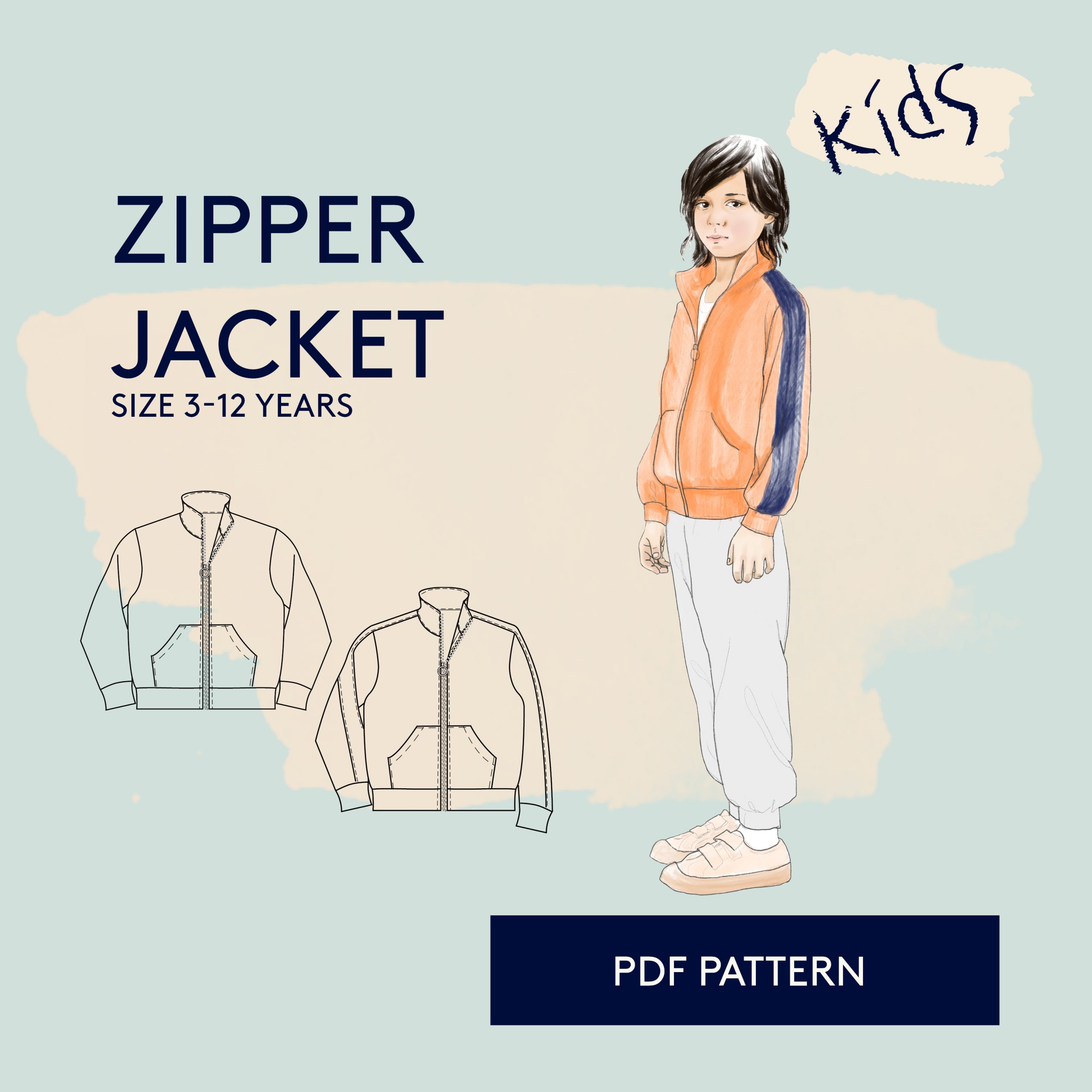 Wardrobe by Me Children's Zipper Jacket