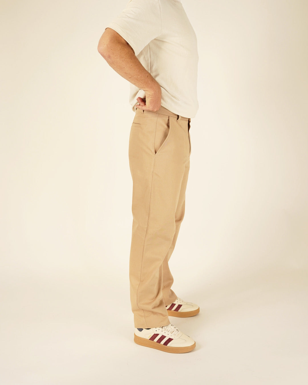 Wardrobe by Me Men's Barrel Chino Pants