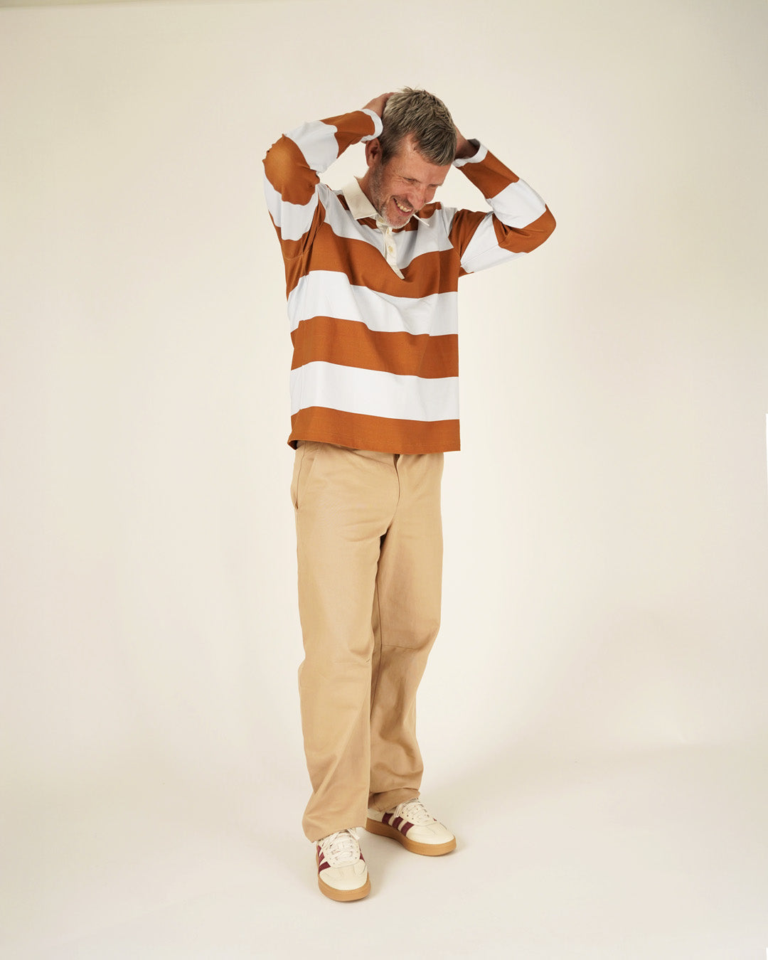 Wardrobe by Me Men's Barrel Chino Pants