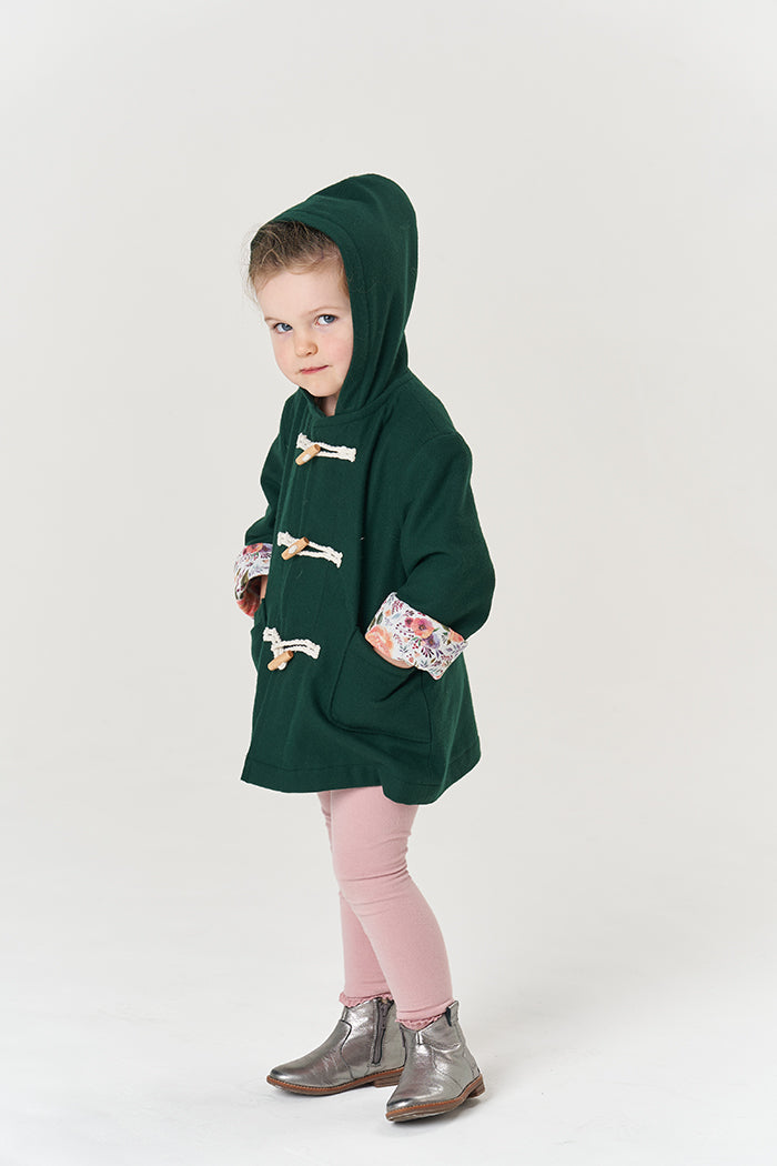 Poppy & Jazz Baby/Child Walnut Duffle Coat