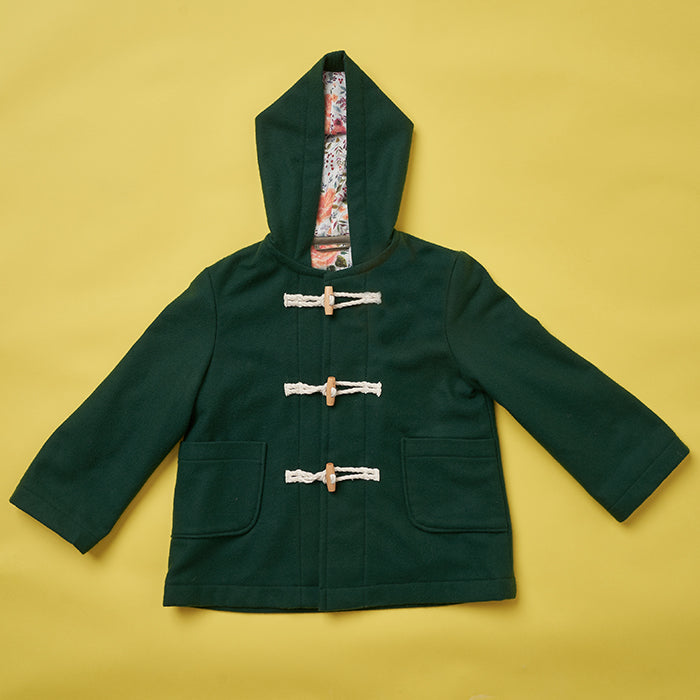 Poppy & Jazz Baby/Child Walnut Duffle Coat