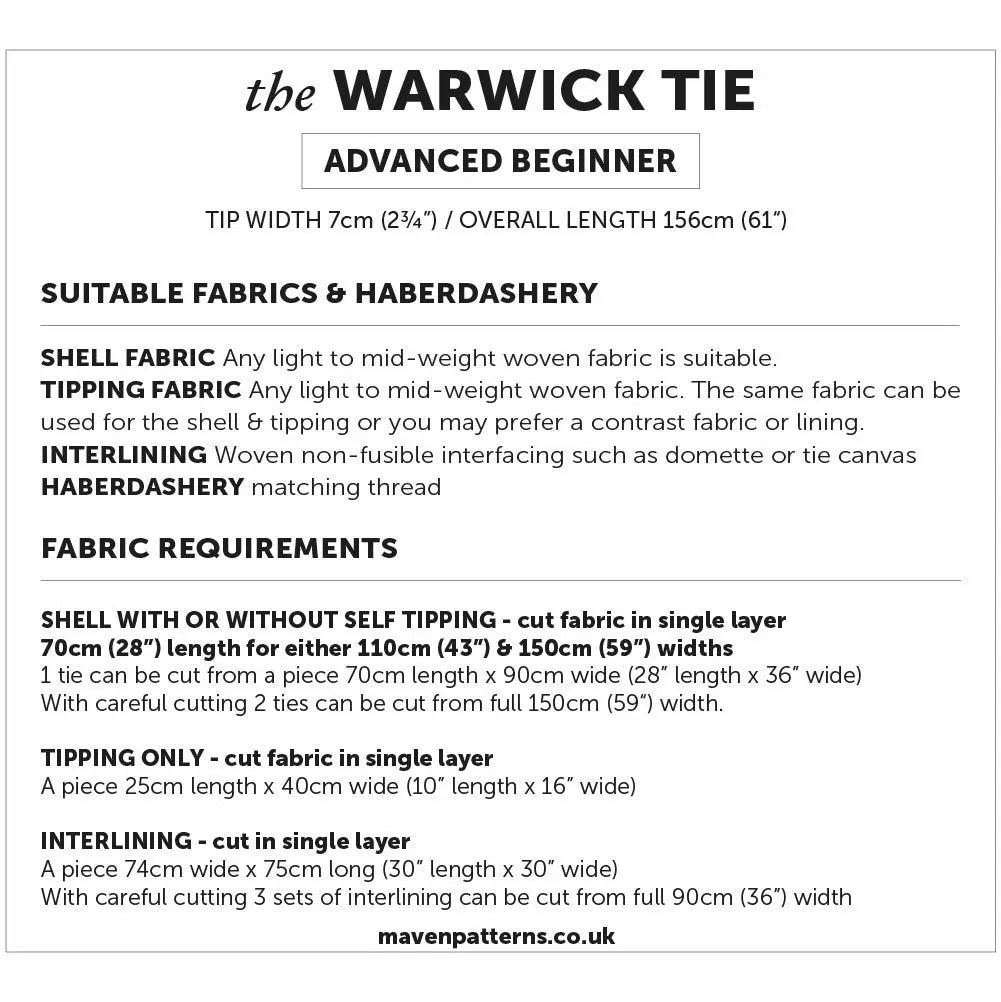 Maven Patterns Warwick Tie