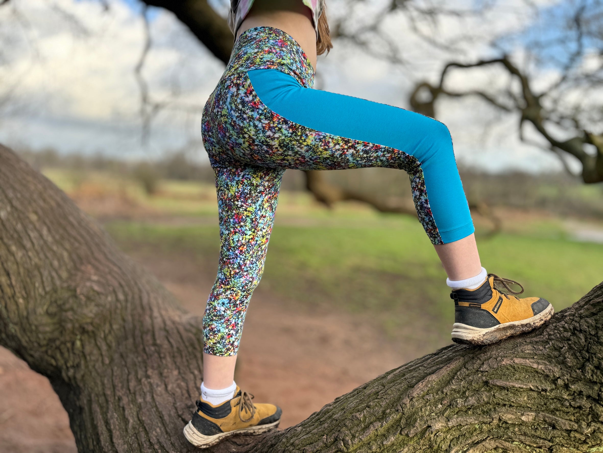 Waves Wild Teen Girls Callisto Leggings The Fold Line