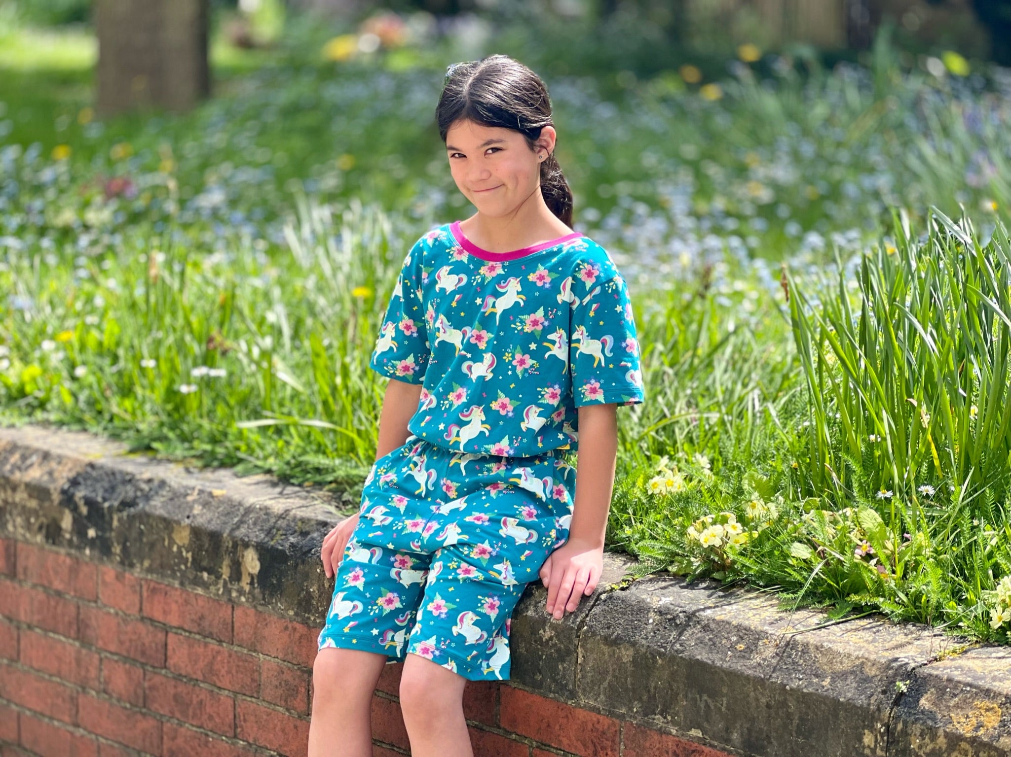 Waves & Wild Children's Paradise Playsuit