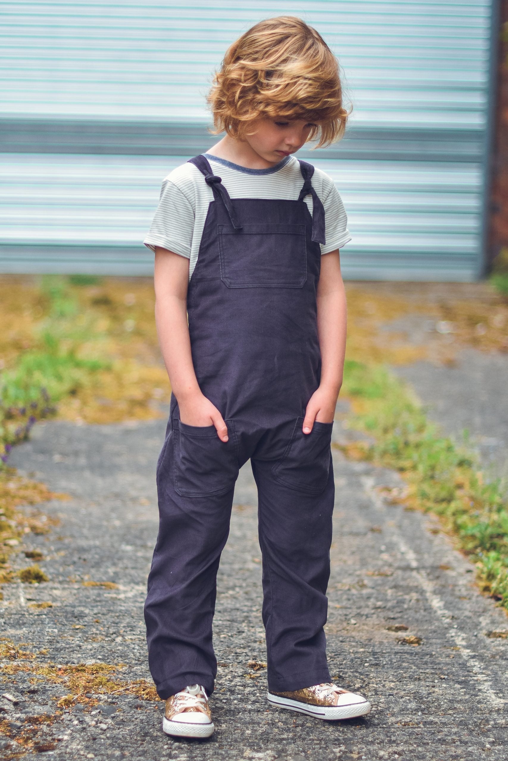 Waves & Wild Child Wild and Free Dungarees