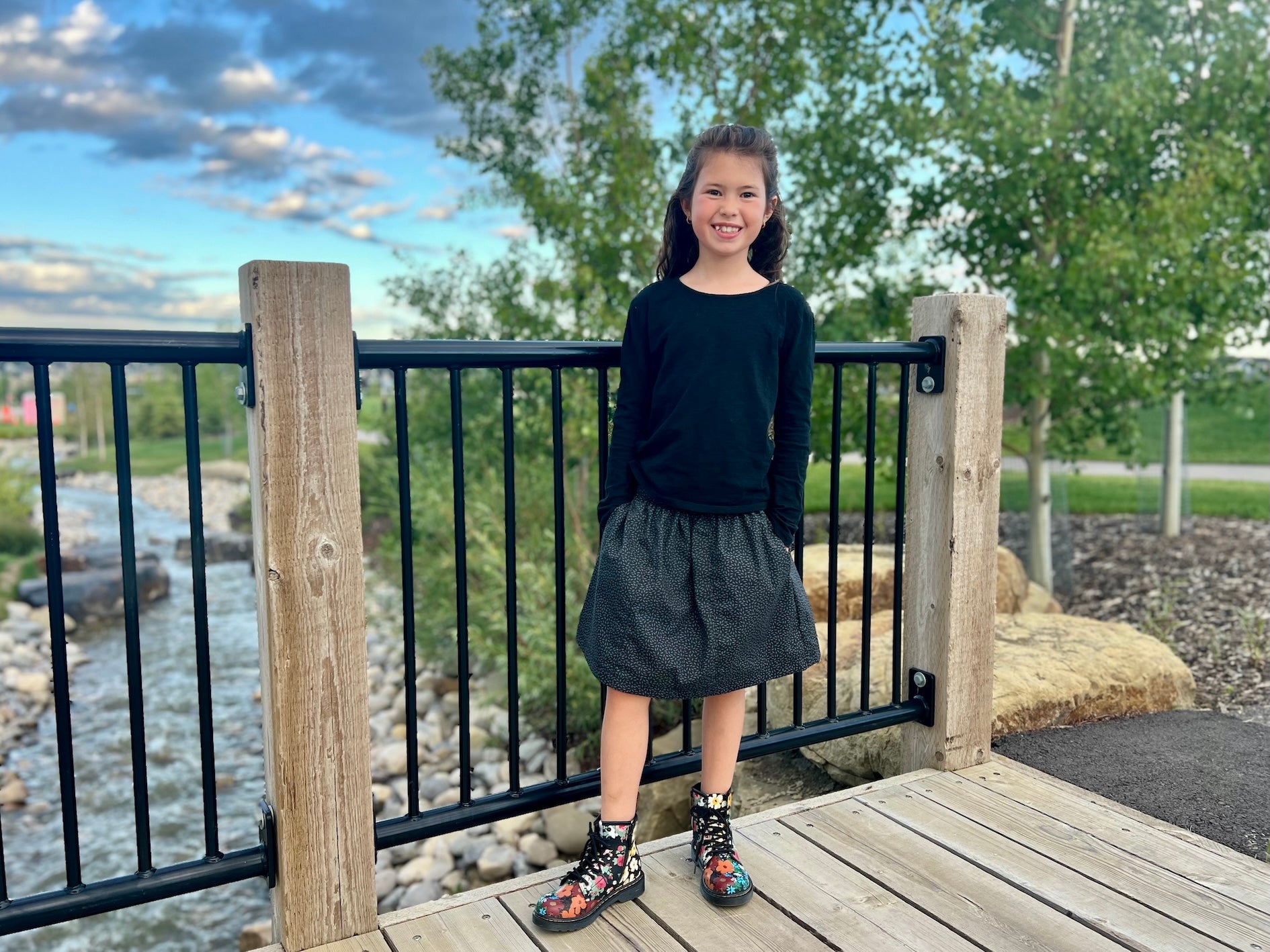 Waves & Wild Children's Eucalyptus Skirt