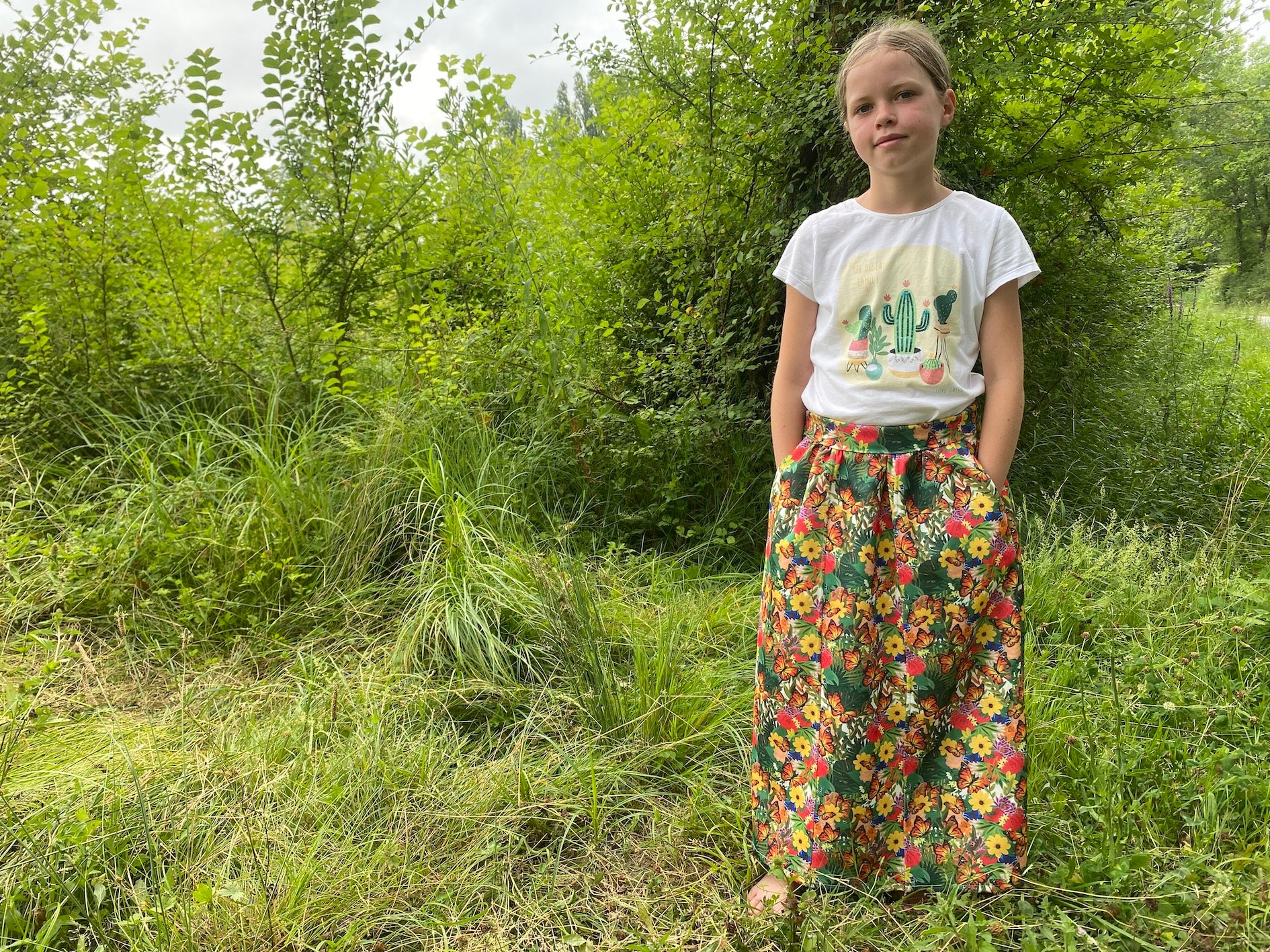Waves & Wild Teens' Eucalyptus Skirt