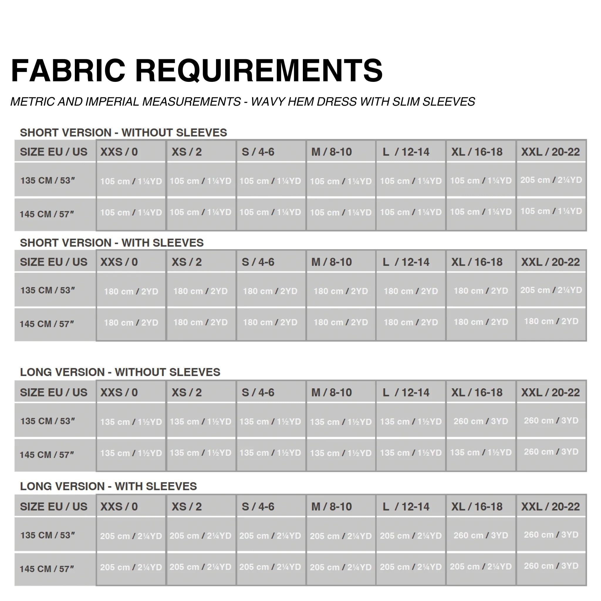 Puff and Pencil Wavy Hem Dress & Slim Sleeve