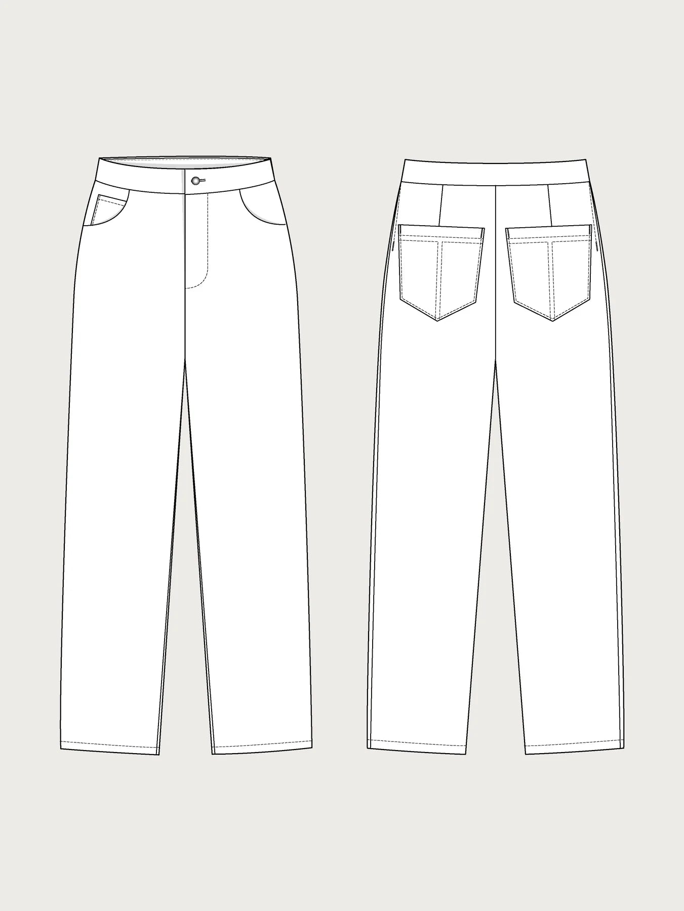 The Assembly Line Wide-Leg Jeans