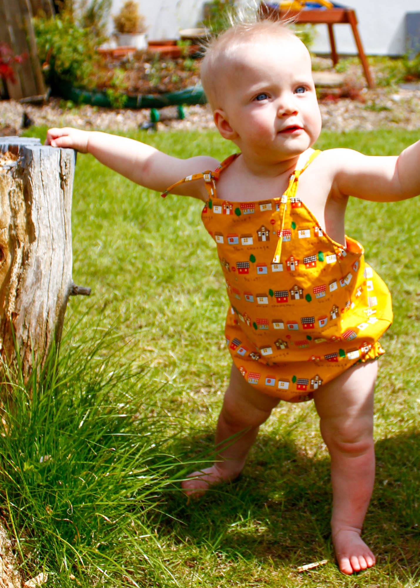 Waves & Wild Baby Wild One Bubble Romper