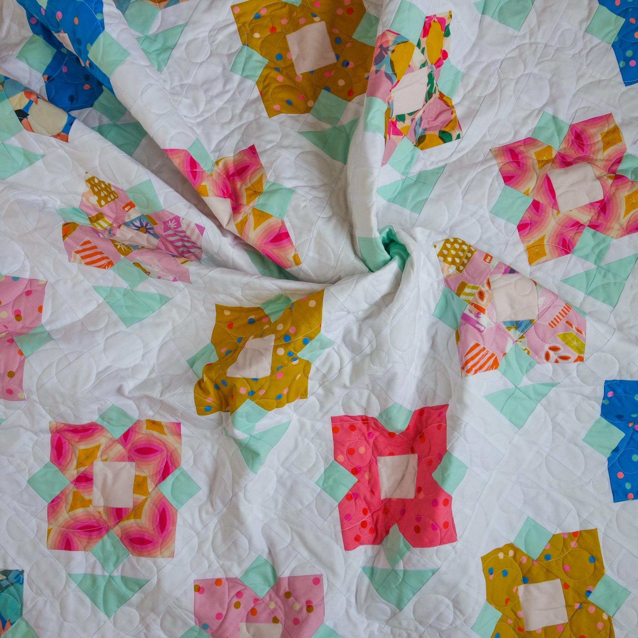 Lou Orth Designs Wildflower Meadow Quilt PDF
