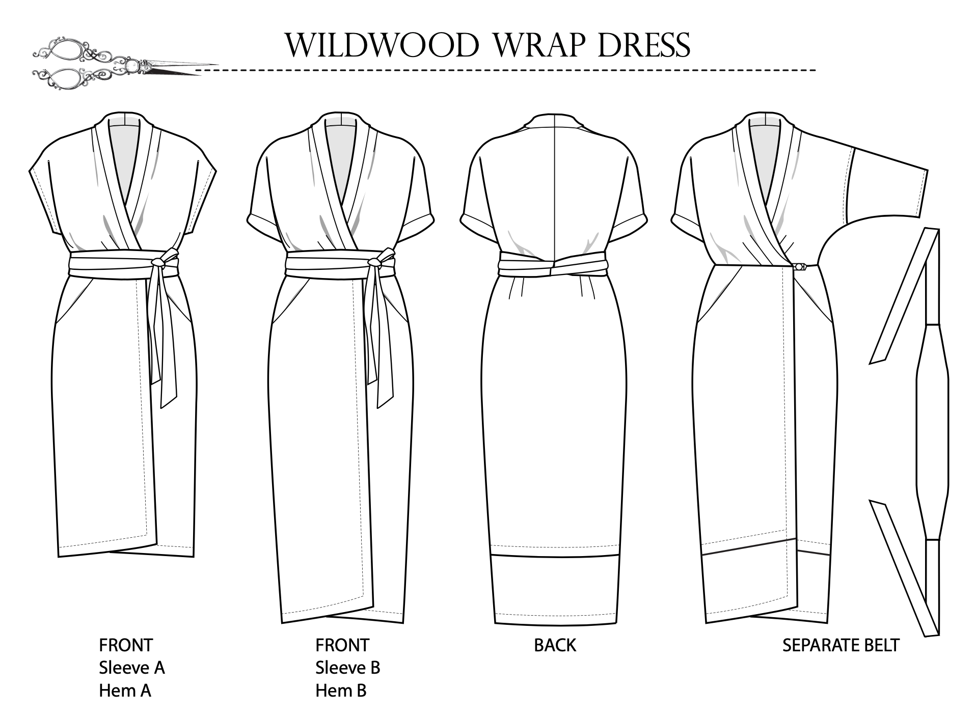 Sew House Seven Wildwood Wrap Dress