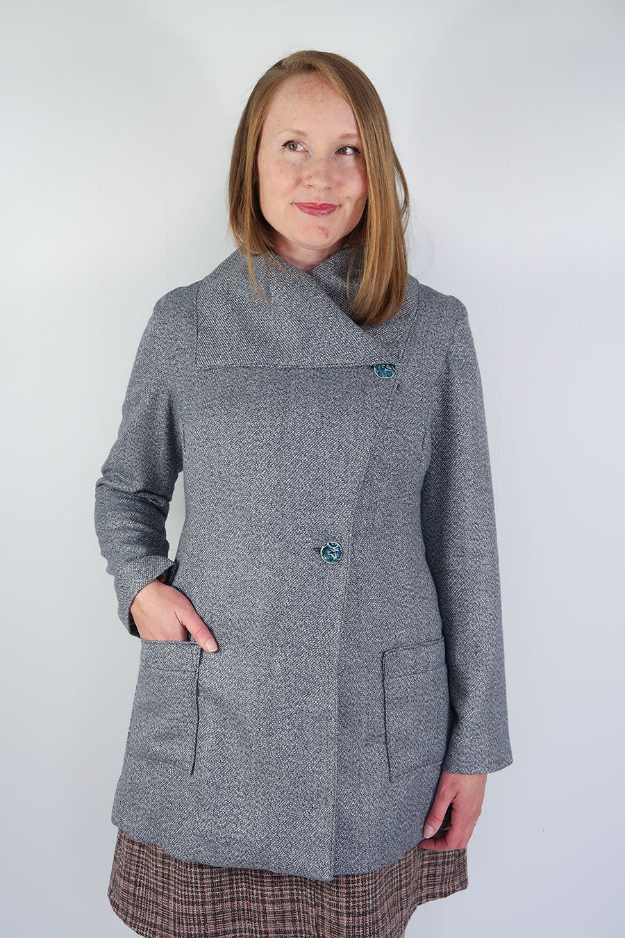 Jennifer Lauren Handmade Willa Wrap Coat