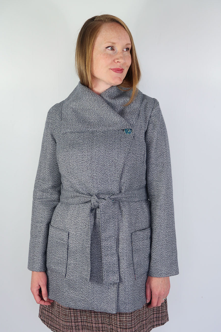 Jennifer Lauren Handmade Willa Wrap Coat