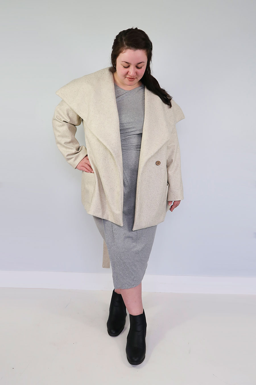 Jennifer Lauren Handmade Willa Wrap Coat