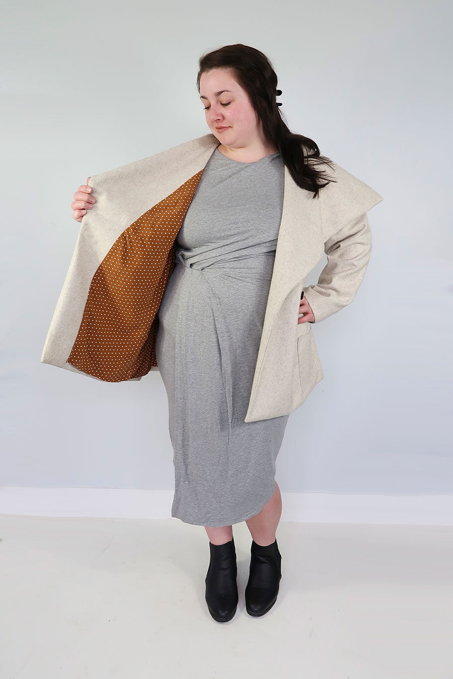 Jennifer Lauren Handmade Willa Wrap Coat