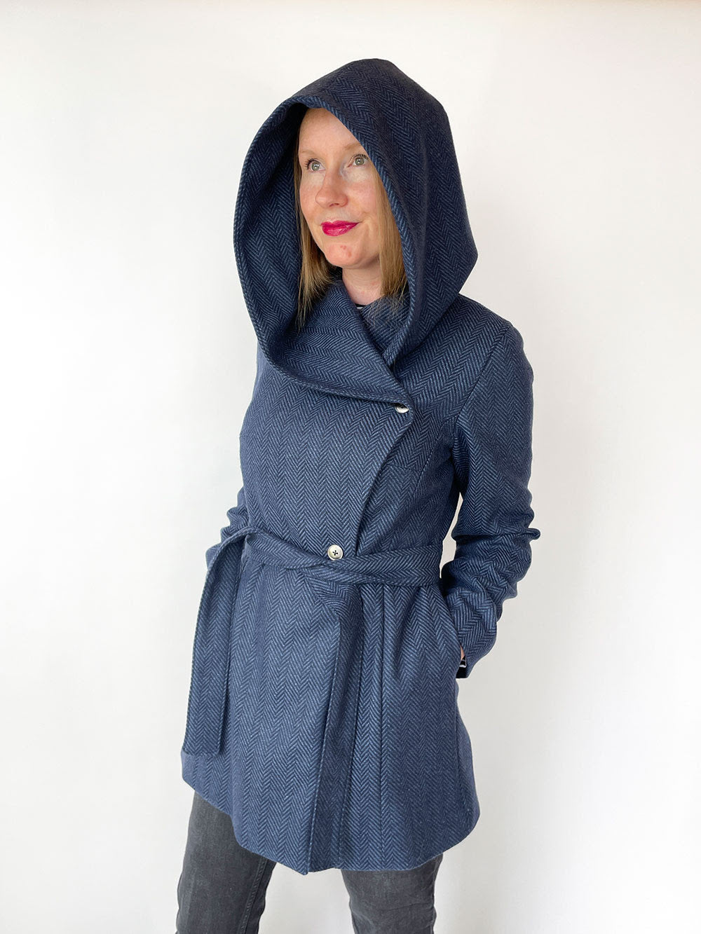 Jennifer Lauren Handmade Willa Wrap Coat Hood Expansion Pack