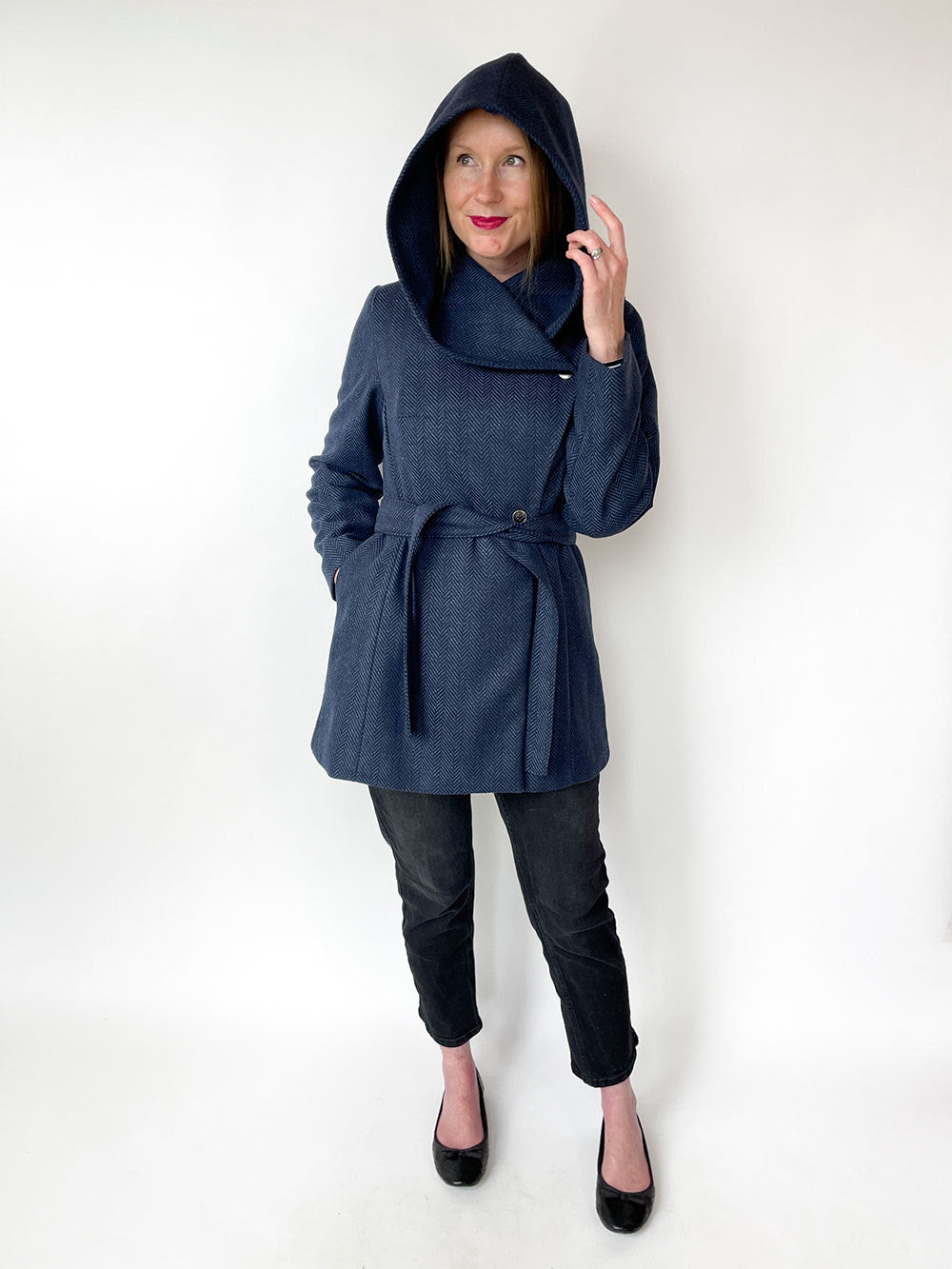 Jennifer Lauren Handmade Willa Wrap Coat Hood Expansion Pack