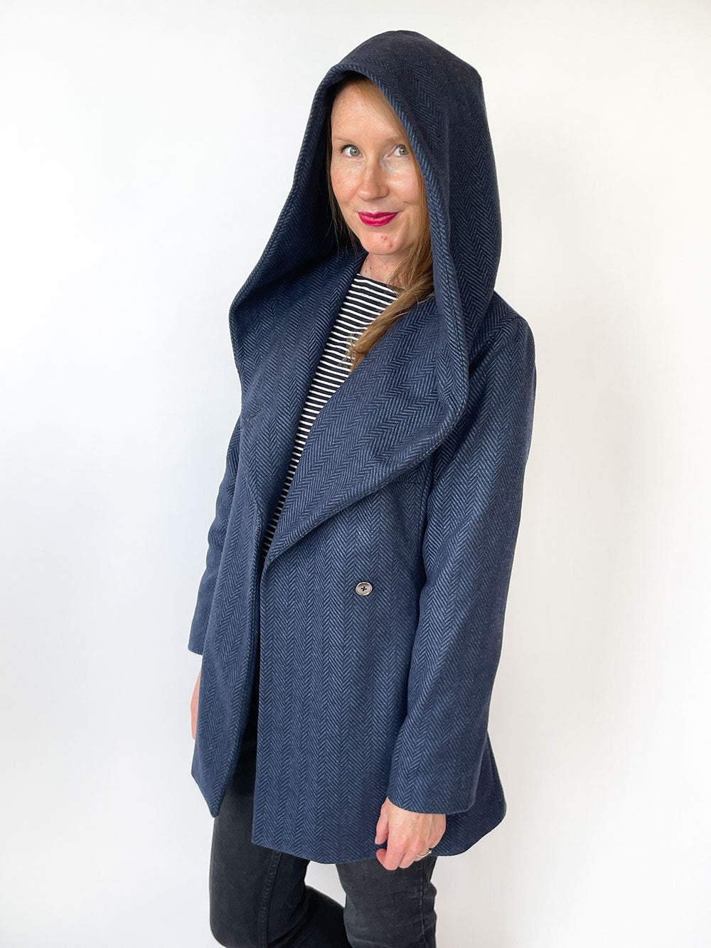 Jennifer Lauren Handmade Willa Wrap Coat Hood Expansion Pack