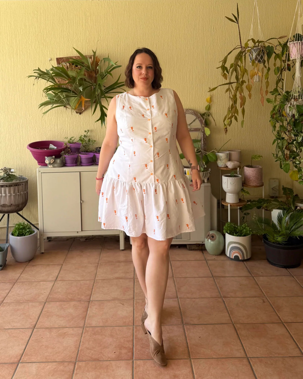 Nina Lee Wimbledon Drop-Waist Dress